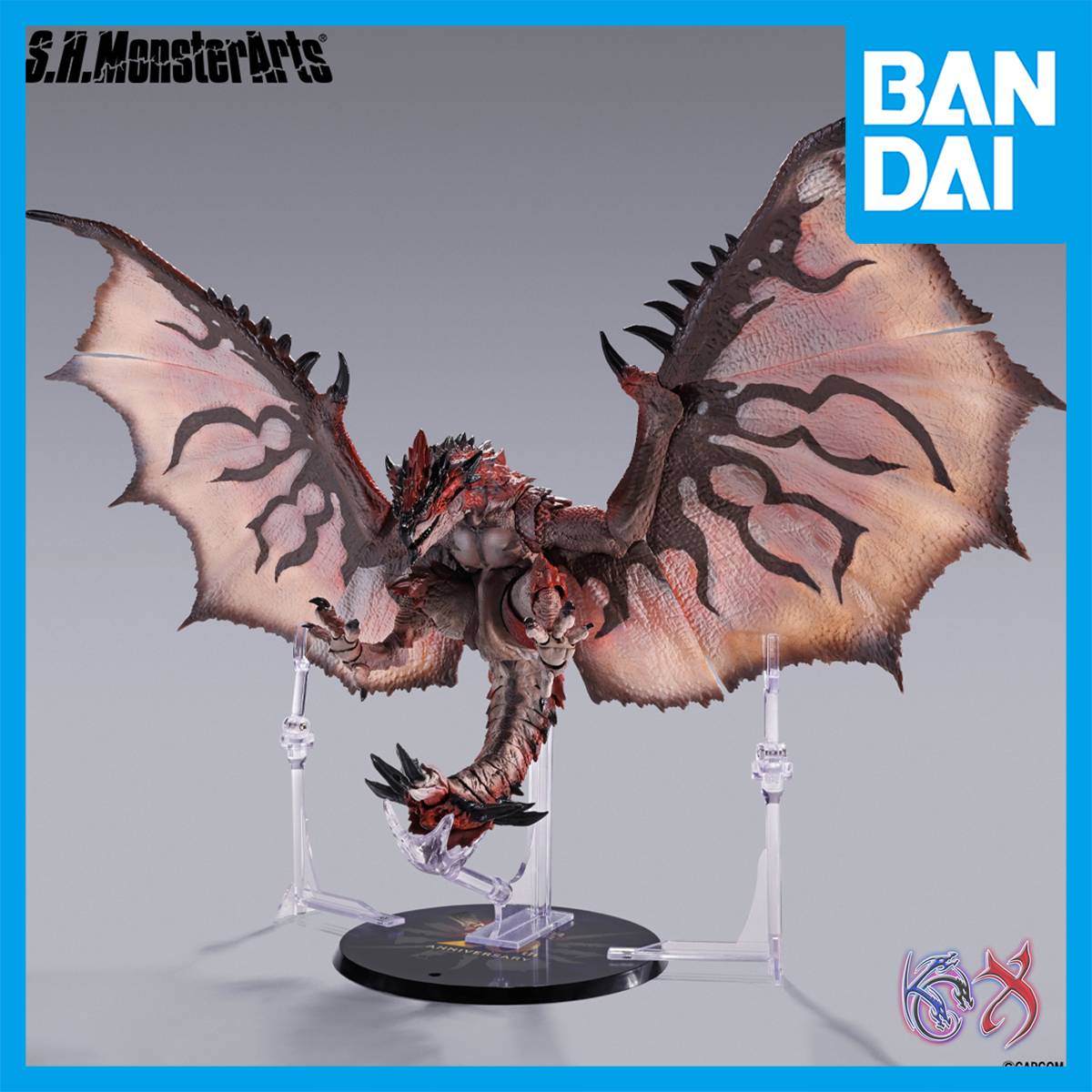 S.H.MonsterArts SHM RATHALOS 20th Anniversary Edition Monster Hunter